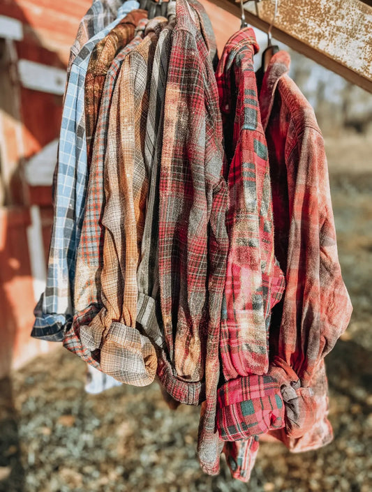 One Of A Kind Bleached Flannel