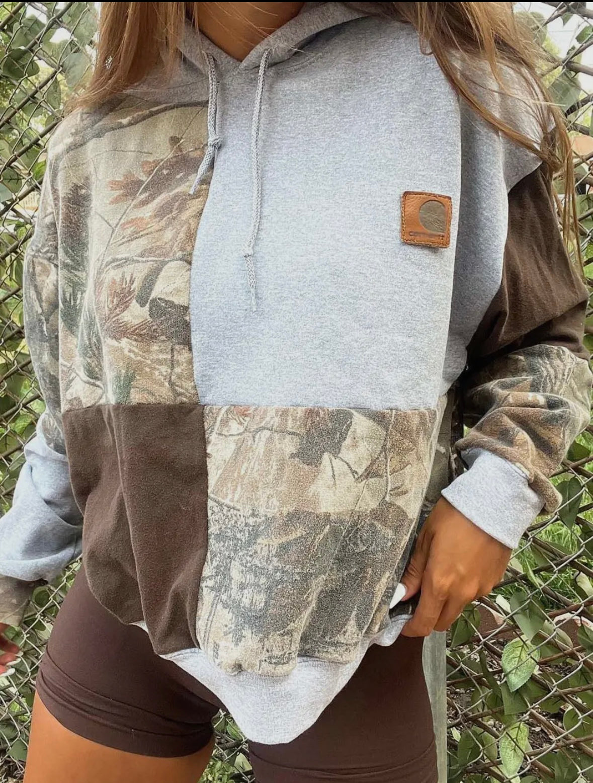 Patchwork Camo Hoodie (Pre order ships end of November)