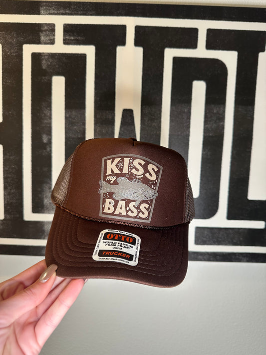 Kiss my bass trucker hat